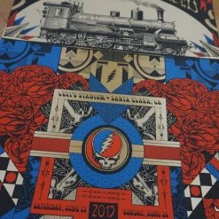 Grateful Dead - 2015 Status Serigraph Poster Fare Thee Well Santa Clara 15 Grateful Dead - 2015 Status Serigraph Poster Fare Thee Well Santa Clara