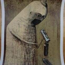 Hunger - 2015 Bisser Poster Street Art Screen Print 10 Hunger - 2015 Bisser Poster Street Art Screen Print