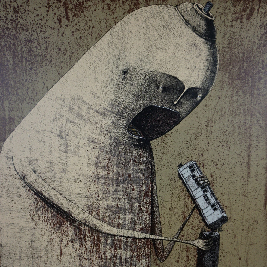 Hunger - 2015 Bisser Poster Street Art Screen Print 3 Hunger - 2015 Bisser Poster Street Art Screen Print