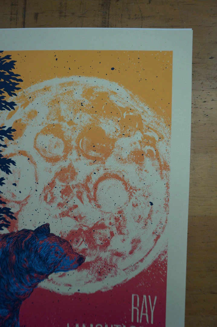 Ray LaMontagne - 2016 John Vogl Poster The Bungaloo Raleigh Red Hat Gig Posters 6 Ray LaMontagne - 2016 John Vogl Poster The Bungaloo Raleigh Red Hat Gig Posters