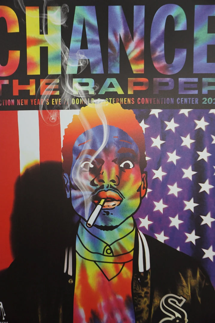 Chance The Rapper - 2015 Kii Arens Poster Rosemont, IL S/N Gig Posters 3 Chance The Rapper - 2015 Kii Arens Poster Rosemont, IL S/N Gig Posters