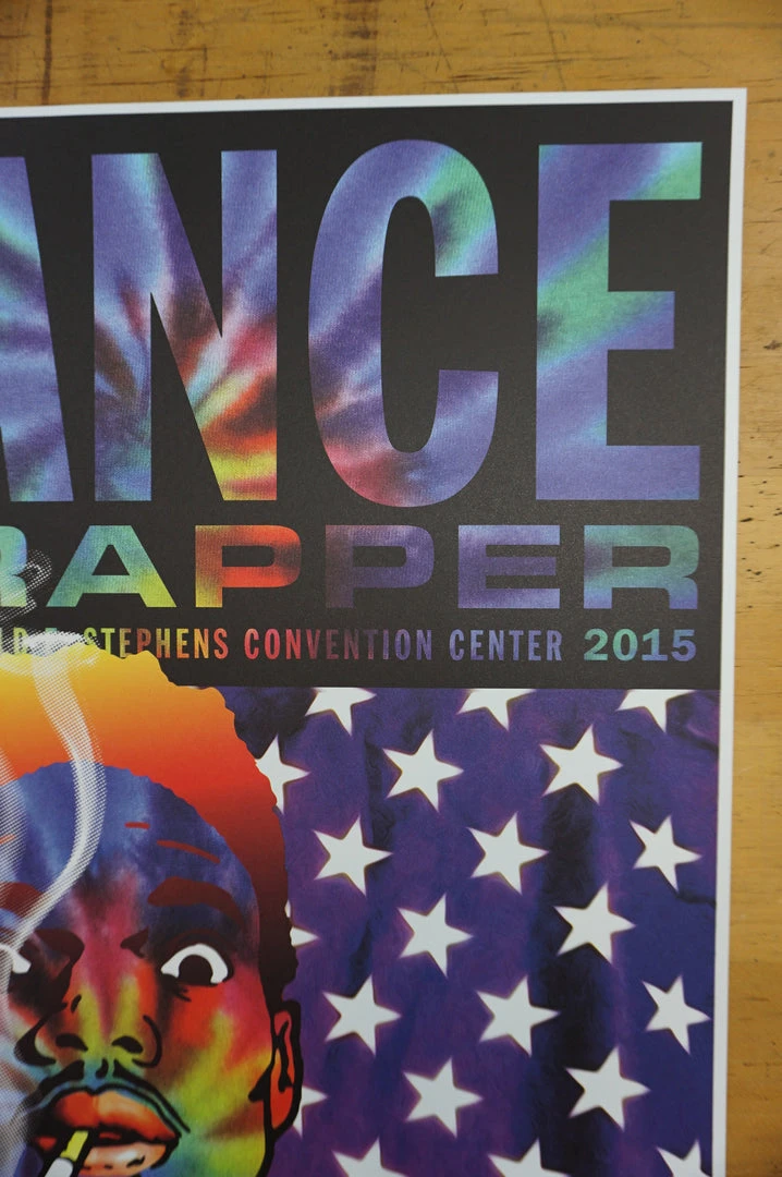 Chance The Rapper - 2015 Kii Arens Poster Rosemont, IL S/N Gig Posters 6 Chance The Rapper - 2015 Kii Arens Poster Rosemont, IL S/N Gig Posters