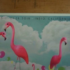 Coachella - 2016 Kii Arens Poster Indio California AP Signed