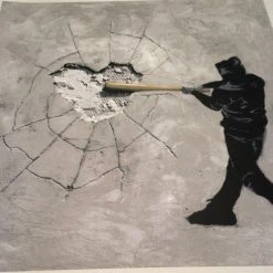 The Beating Heart 2014 Hijack Poster Street Art Print Graffiti MBW Mr. Brainwash Mr Brainwash