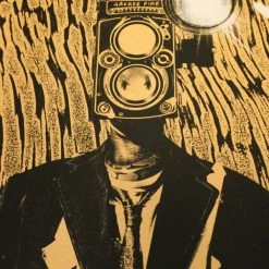 Arcade Fire - 2014 Rob Jones Poster Print Reflektor Tour SUNSHINE Silent Giants