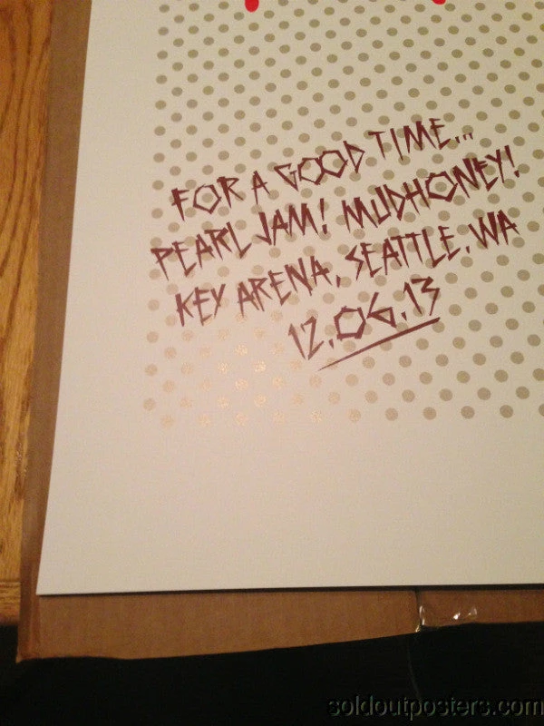 Pearl Jam - 2013 D*Face Dface Poster Print Seattle, WA 1st Edition, Show Gig Posters 6 Pearl Jam - 2013 D*Face Dface Poster Print Seattle, WA 1st Edition, Show Gig Posters