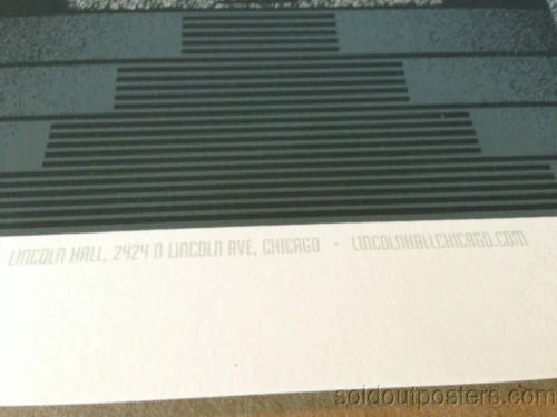 MS MR - 2013 Delicious Design Poster Print Chicago, IL Lincoln Hall 9/30/2013 10 MS MR - 2013 Delicious Design Poster Print Chicago, IL Lincoln Hall 9/30/2013