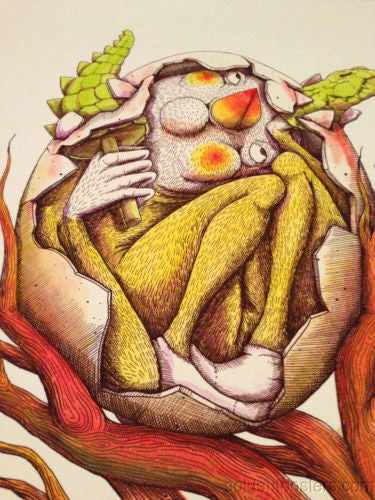 SURVIVAL 05 - 2013 Zed1 Poster Print Art Print Ed. Of 20 Hand Embellished S/N 7 SURVIVAL 05 - 2013 Zed1 Poster Print Art Print Ed. Of 20 Hand Embellished S/N