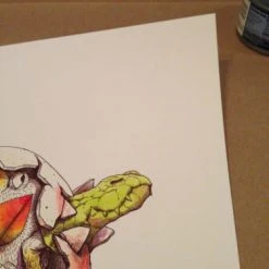 SURVIVAL 05 - 2013 Zed1 Poster Print Art Print Ed. Of 20 Hand Embellished S/N 16 SURVIVAL 05 - 2013 Zed1 Poster Print Art Print Ed. Of 20 Hand Embellished S/N