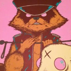 Queens Of The Stone Age - 2013 Jermaine Rogers Poster Detroit FOIL Fillmore