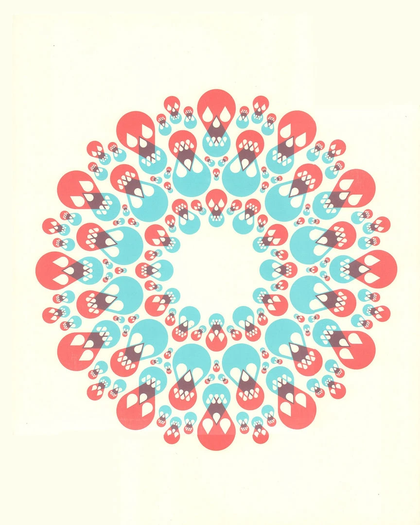 Art Prints Teardrops - 2016 Sean Mort Poster BONES Art Print 3 Art Prints Teardrops - 2016 Sean Mort Poster BONES Art Print