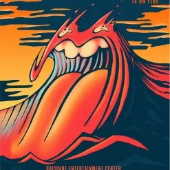 Sold Out Posters Rolling Stones - 2014 Official Poster Brisbane, Australia #1 Gig Posters