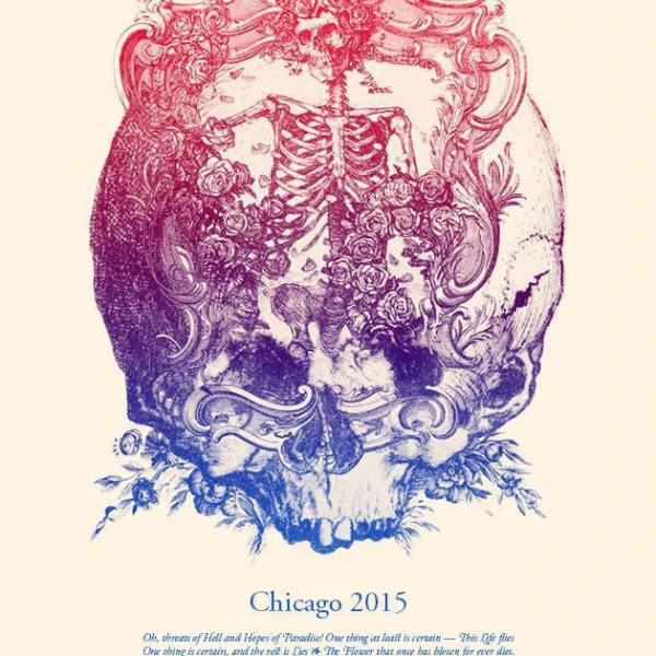 Grateful Dead - 2015 Kyle Baker Poster Fare Thee Well Chicago, IL 3 Grateful Dead - 2015 Kyle Baker Poster Fare Thee Well Chicago, IL