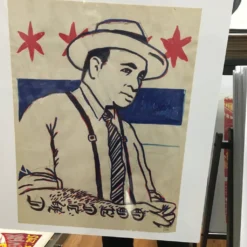 Al Capone - 2013 Jim Pollock OG Original Poster Pencil And Marker