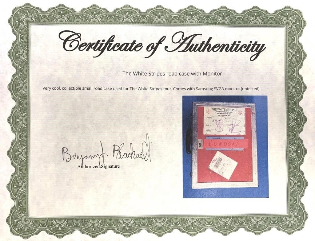 Sold Out Posters Third Man Records - The White Stripes Road Case With Monitor 11 Sold Out Posters Third Man Records - The White Stripes Road Case With Monitor