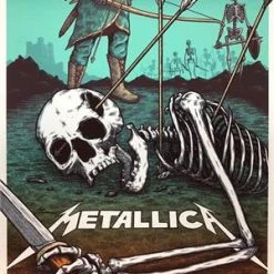 Metallica - 2019 Dan Grissom Poster Vienna, Austria Gig Posters