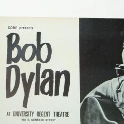 Sold Out Posters Bob Dylan - 1963 University Regent Theatre Poster Syracuse New York CORE 1st