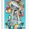 Gig Posters Super Bowl LIV - 2020 Tristan Eaton Poster Miami Florida NFL Football