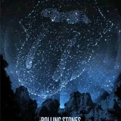Sold Out Posters Rolling Stones - 2014 Official Poster Macedon Ranges, Australia Hanging Rock
