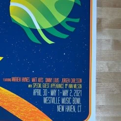 Gov't Mule - 2021 Mike Tallman Poster New Haven, CT Warren Haynes Gig Posters