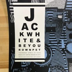 Gig Posters Jack White - 2022 The Silent Giants Poster Brooklyn, New York X/450