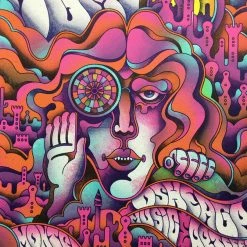 Gig Posters MGMT - 2017 Delicious Design League Poster Montreal, Canada Osheaga Music And Ar