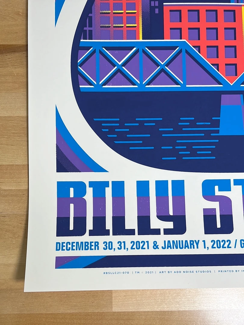 Billy Strings - 2021 2022 Mike Tallman Poster Grand Rapids, MI NYE 1st Gig Posters 8 Billy Strings - 2021 2022 Mike Tallman Poster Grand Rapids, MI NYE 1st Gig Posters