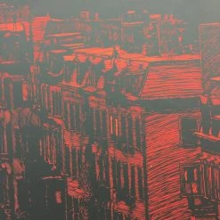 The Westies - 2008 Daniel Danger Poster Southbridge, MA Dark Horse Tavern