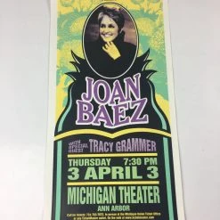 Joan Boaz - 2003 Mark Arminski Poster Ann Arbor, MI Michigan Theatre Gig Posters