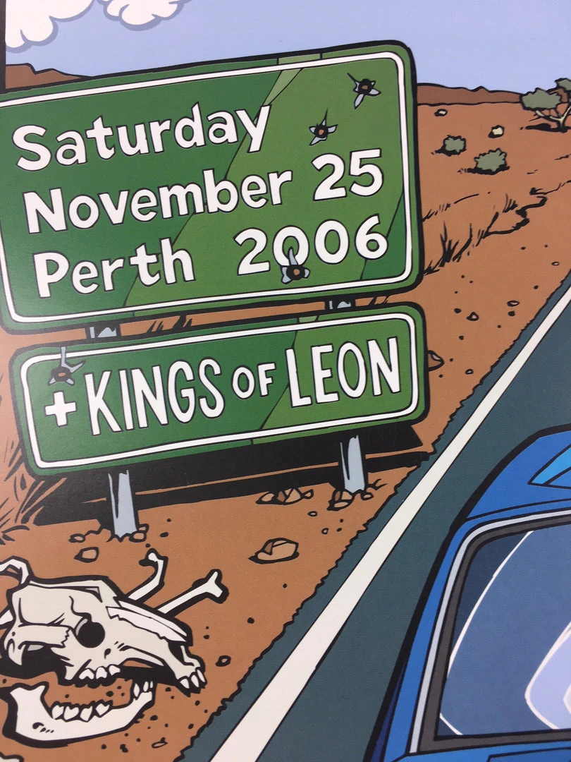 Pearl Jam - 2006 Daymon Greulich Poster Perth, AUS Subiaco Oval 4 Pearl Jam - 2006 Daymon Greulich Poster Perth, AUS Subiaco Oval