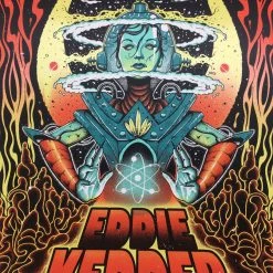 Eddie Vedder - 2019 Paul Jackson Poster Brussels, BEL Forest National | Vorst Nationaal