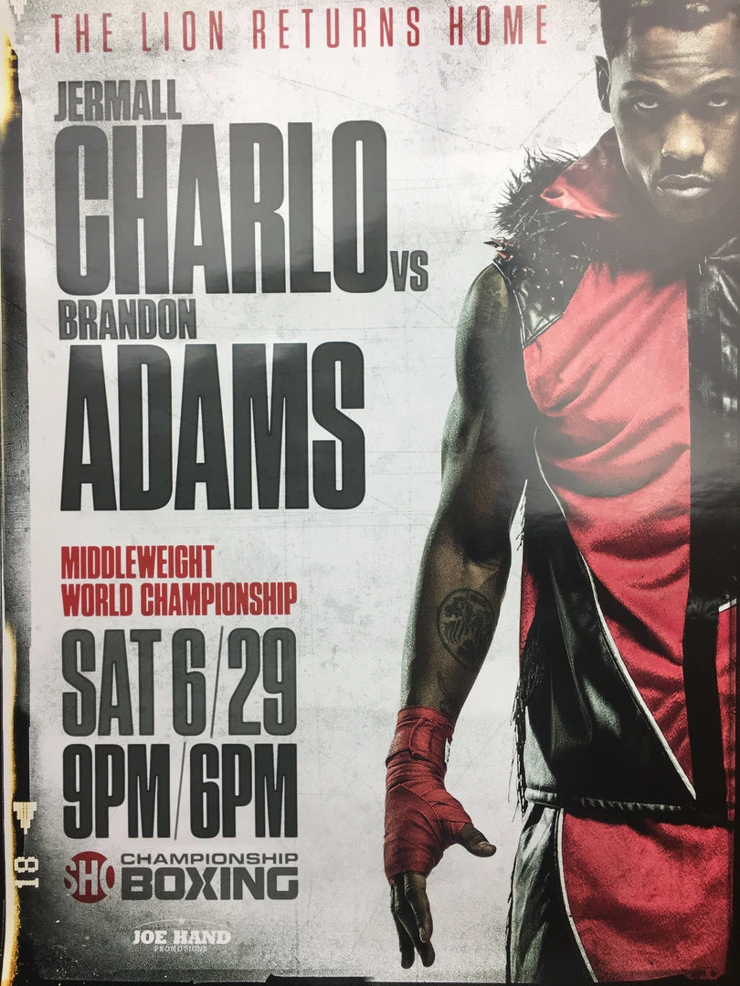 Sold Out Posters Boxing - 2019 Poster Charlos Vs Adams 3 Sold Out Posters Boxing - 2019 Poster Charlos Vs Adams