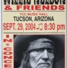 Willie Nelson - 2004 Franks Brothers 9/29 Poster Tucson, AZ Gig Posters