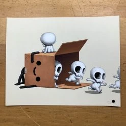 Art Prints Boxo II (Skullies 2) - 2019 Mike Mitchell Poster Print SOFA Con 1st