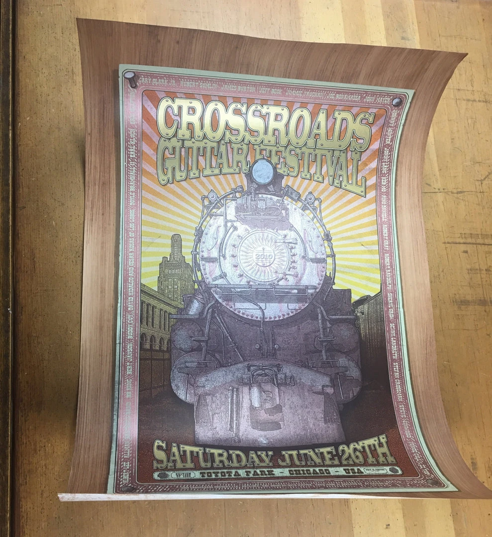 Eric Clapton Crossroads Guitar Festival - 2010 Ron Donovan Poster Oakland, CA Hangar 18 6 Eric Clapton Crossroads Guitar Festival - 2010 Ron Donovan Poster Oakland, CA Hangar 18