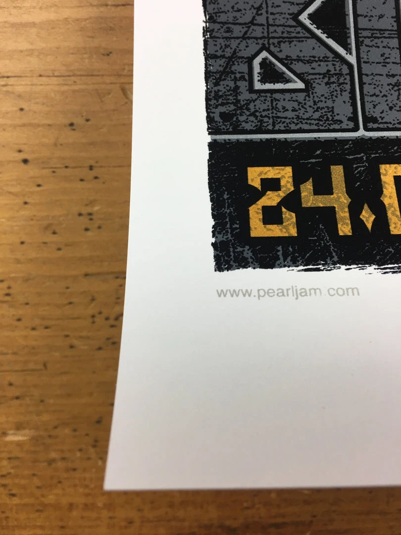 Pearl Jam - 2014 Rhys Cooper Poster Melbourne, AUS Flemington Racecourse 9 Pearl Jam - 2014 Rhys Cooper Poster Melbourne, AUS Flemington Racecourse