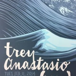 Trey Anastasio Band - 2014 Justin Santora Poster Orlando, FL House Of Blues Gig Posters