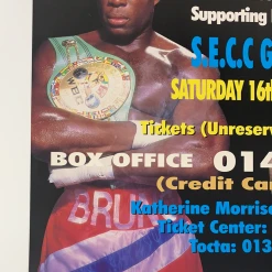 Sold Out Posters Boxing - 1996 Poster Frank Bruno Vs. Mike Tyson Las Vegas, NV MGM