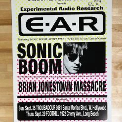 E.A.R. - 1996 Seaside Printing Poster Sonic Boom Hollywood, CA Gig Posters 9 E.A.R. - 1996 Seaside Printing Poster Sonic Boom Hollywood, CA Gig Posters