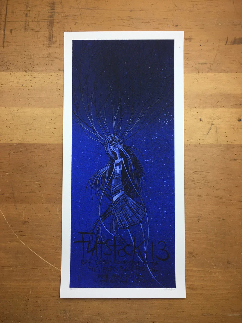 Flatstock 13 - 2007 Daniel Danger Poster Chicago, IL Union Park 4 Flatstock 13 - 2007 Daniel Danger Poster Chicago, IL Union Park