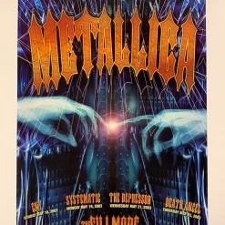 Metallica - 2003 Poster Rex Ray Fillmore Auditorium San Fran 1st Gig Posters 9 Metallica - 2003 Poster Rex Ray Fillmore Auditorium San Fran 1st Gig Posters
