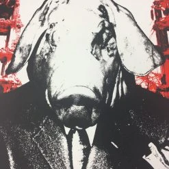 Big Business - 2009 Dan MacAdam Crosshair Poster Chicago, IL Bottom Lounge