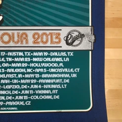 Eric Clapton - 2013 Ron Donovan Firehouse Poster European Tour Gig Posters