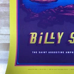Half Hazzard Press Gig Posters Billy Strings - 2021 Half Hazard Poster St Augustine, FL 1st