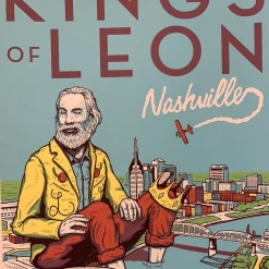 Kings Of Leon - 2017 Dan Grissom Poster Nashville, TN First Park