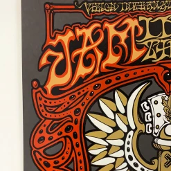 Jam In The Dam - 2010 Jeff Wood Poster Amsterdam, NED Melkweg Band Signed Gig Posters