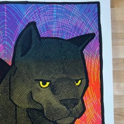 Black Pumas - 2020 Jay Ryan Poster The Wiltern Los Angeles, CA