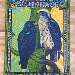 Colorado Greensky Bluegrass - 2019 Status Serigraph Poster Red Rocks, Morrison, CO AE 9 Colorado Greensky Bluegrass - 2019 Status Serigraph Poster Red Rocks, Morrison, CO AE