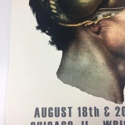 Pearl Jam - 2018 Matt Cunningham Poster Chicago, IL Wrigley Field (Blue Variant)