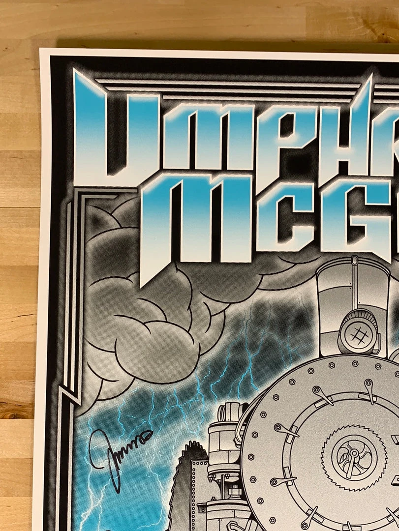 Umphrey's McGee - 2015 John Warner Poster Band Signed Chattanooga, TN 5 Umphrey's McGee - 2015 John Warner Poster Band Signed Chattanooga, TN